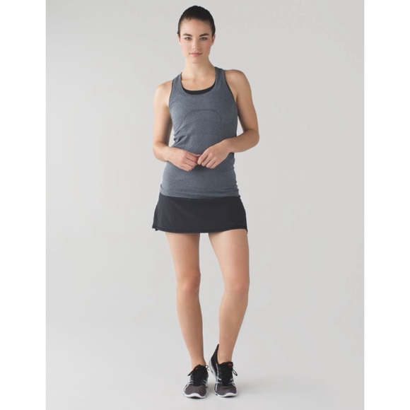 Lululemon Run: Pace Setter Skirt Black 6 - Picture 2 of 12